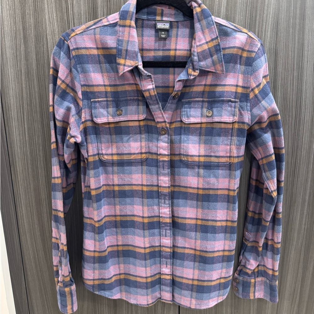 Patagonia Plaid Shirt in Blue and Purple